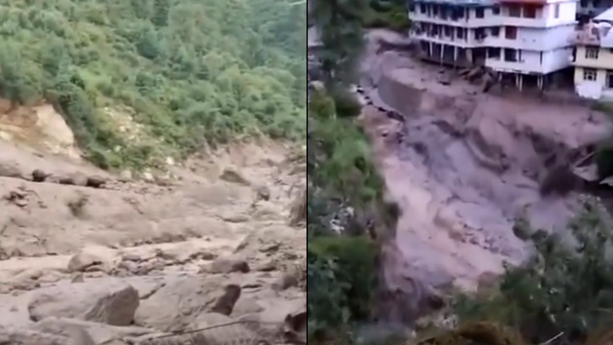 Cloudburst In Kullu, Himachal Pradesh Sweeps Away Footbridge & Shelters; Yellow Alert Issued For Region