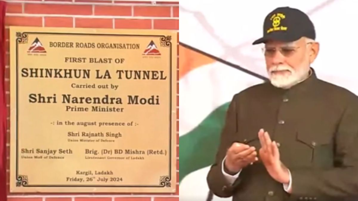 PM Modi Carries Out First Blast Of Shinkun La Tunnel Project For All-Weather Access To Ladakh; Here’s All You Need To Know