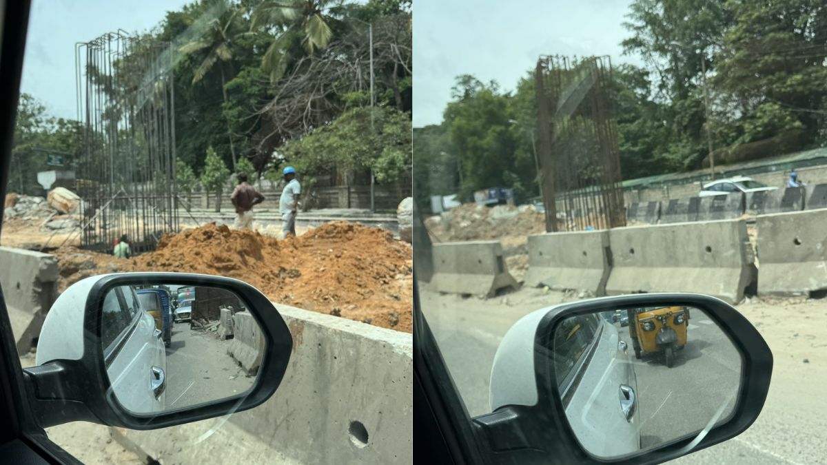 Bengaluru: Ejipura Flyover Construction Resumes After 3 Years; Netizens Say, “Witnessed The Construction In My Last Birth”