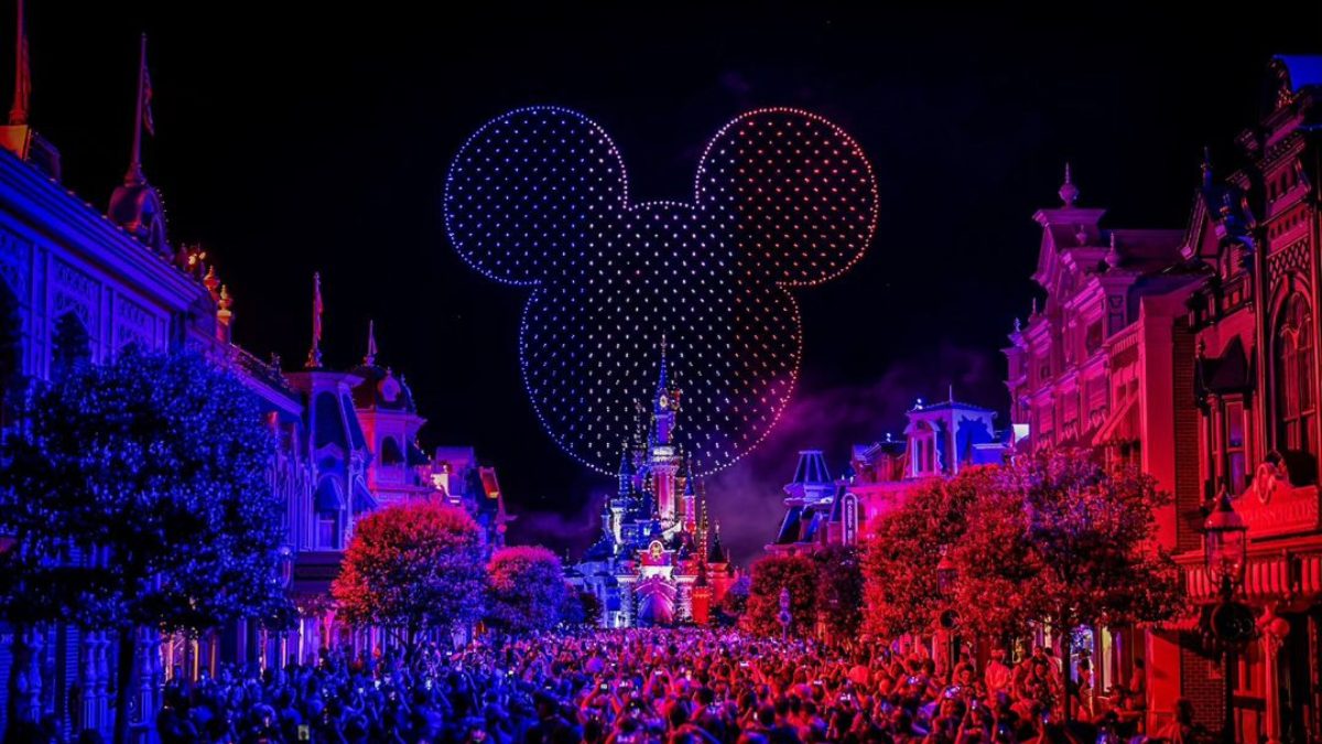 Disneyland Paris Dazzles With World Record; 1,571 Drones Create Tricolour Mickey Mouse For Bastille Day