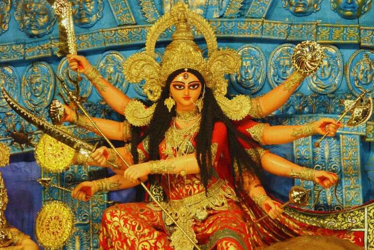 World's Tallest Durga Idol