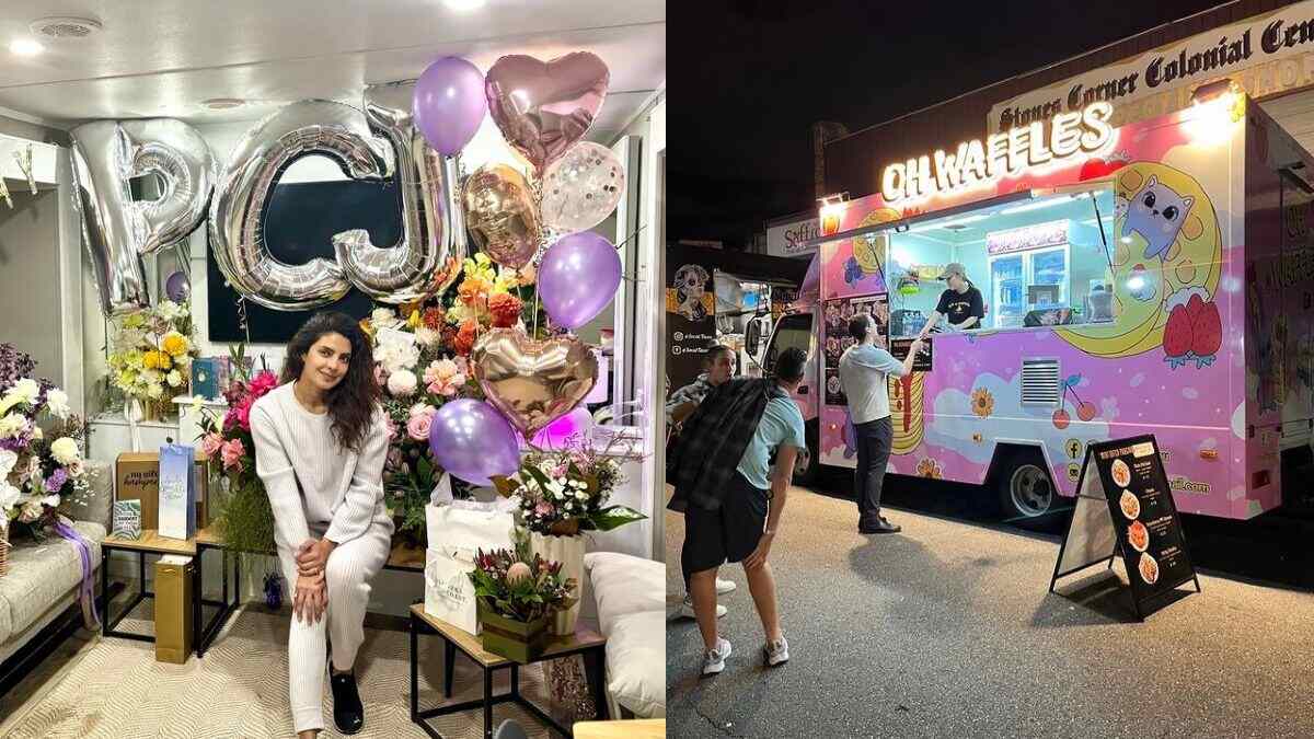 Inside Priyanka Chopra’s Working 42nd Birthday! From Dosa Truck To Waffle Truck, PeeCee Shares Glimpses