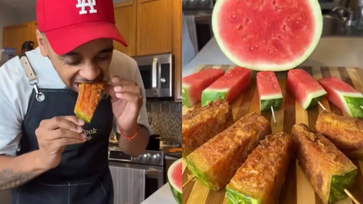 Man Cooks Chicken Fried Watermelon & Rates It; Netizens Ask, “Who In The Hell Would Eat That Monstrosity”