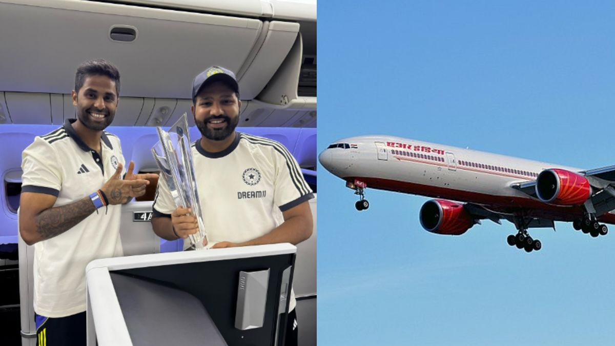 Rohit Sharma-Led Indian T20 WC Team Boards Air India Flight From Barbados To Return India; Men In Blue Are Coming Come