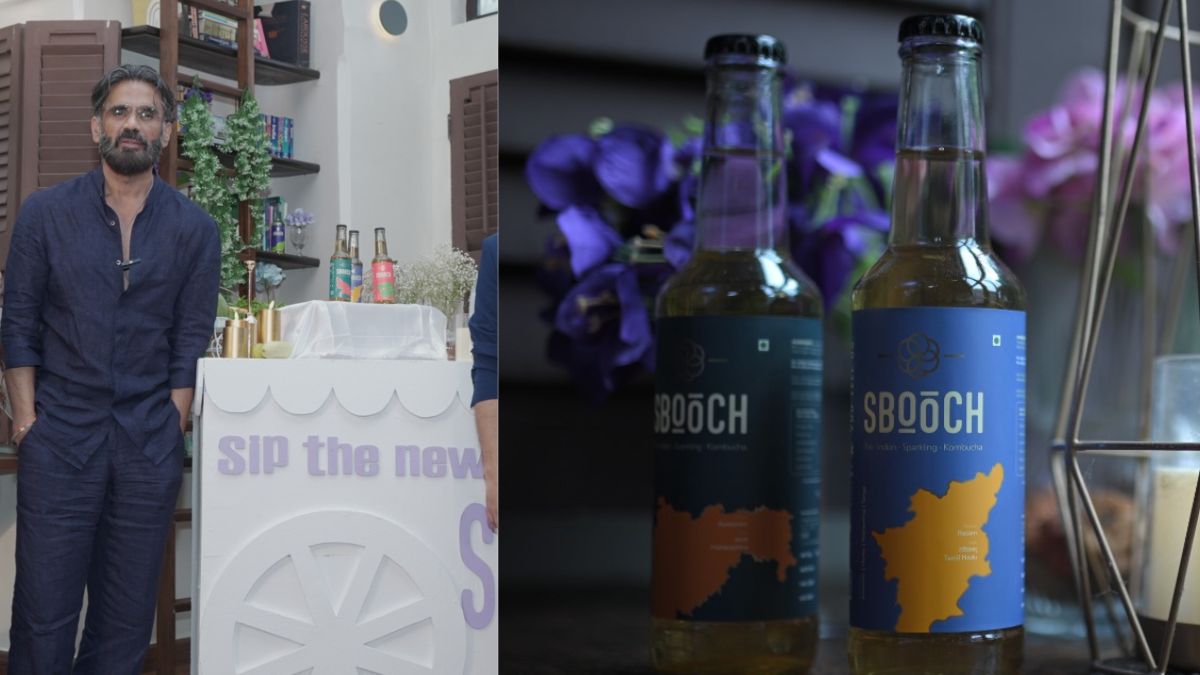 Suniel Shetty Partners With Sbooch, A Preservative-Free Kombucha Drink Brand