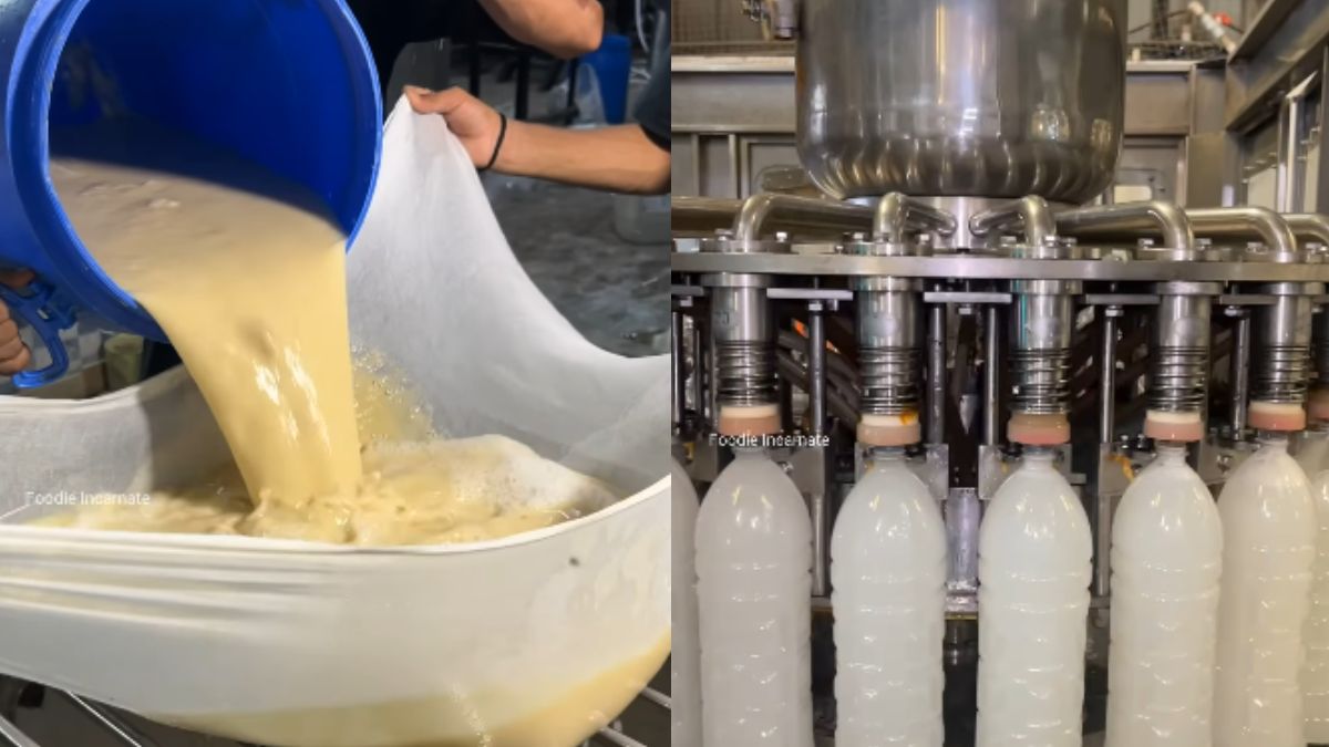 Video: Reality Of Making Litchi Drinks At Factories Shocks Netizens; Still Searching Litchis In Drinks