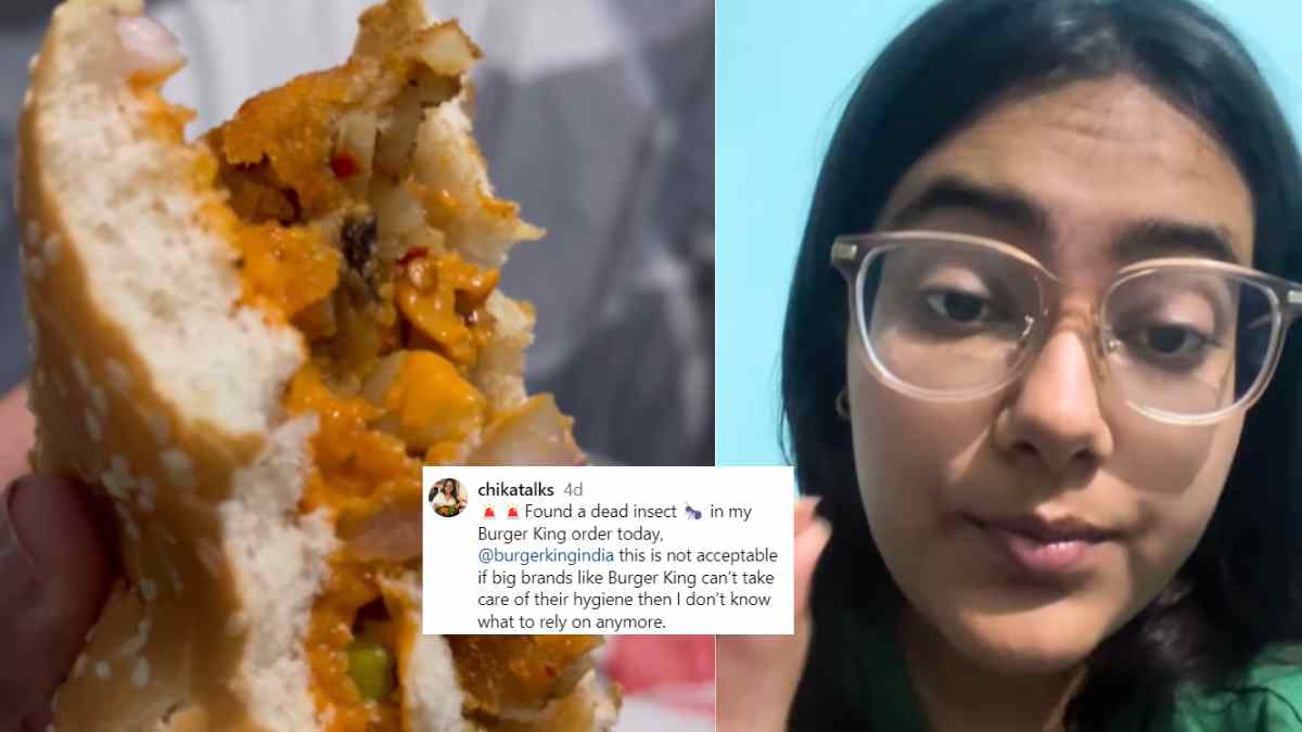 “Burger King, This Is Not Acceptable,” Says Mumbai Woman On Finding Dead Insect In Her Burger; Netizens Aghast