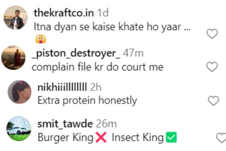 burger king insect