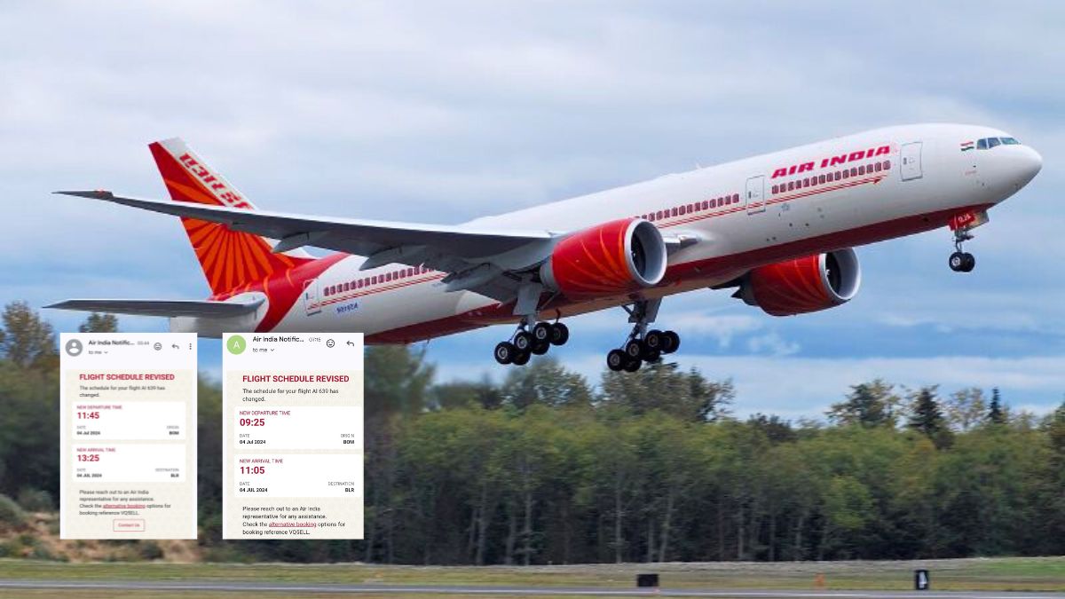 Passenger Misses Flight After Air India Reschedules Mumbai-Bengaluru Flight Twice; Netizens: This Is Just So Frustrating!