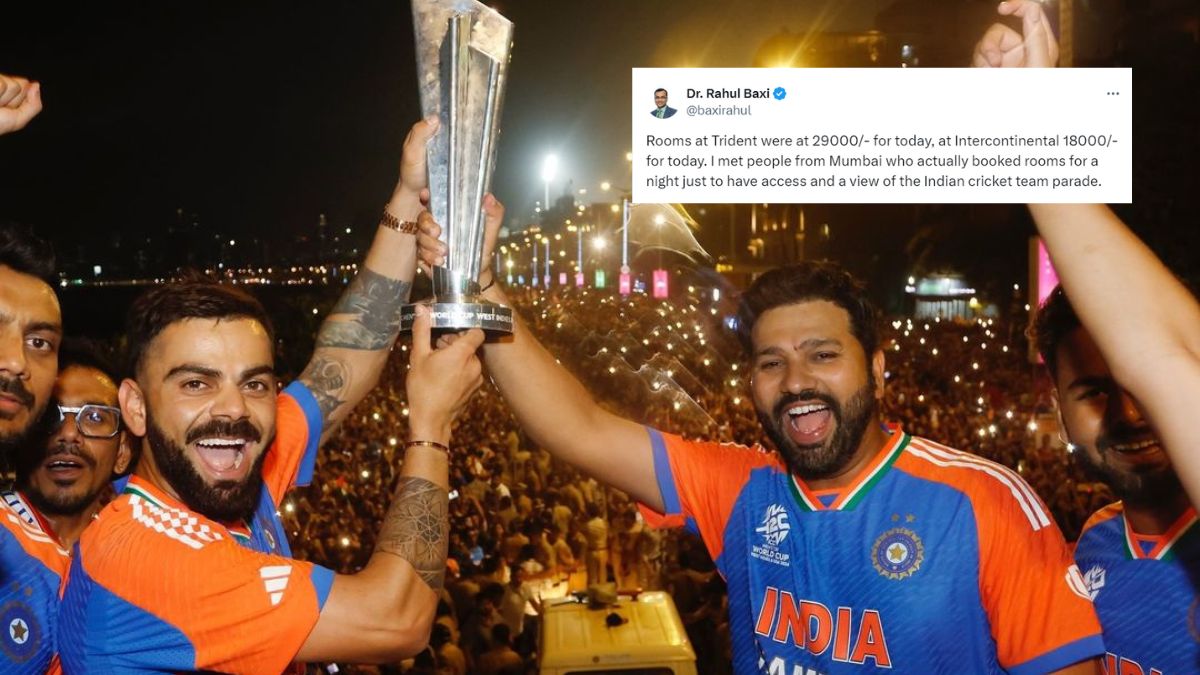 X User Reveals Tariff For Hotels Around Marine Drive Rose To ₹29k/Room During Indian Cricket Team Parade