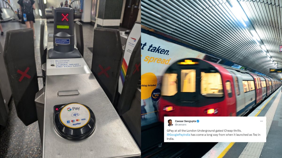 Former Google Pay Exec Shares “Cheap Thrills” On Spotting Gpay At London Underground Gates; Netizens: Not The Same As Indian Gpay