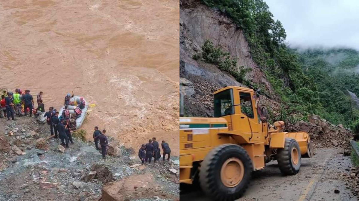 Nepal: 7 Indians Among 62 Missing After Landslide Pushes 2 Buses Into Trishuli River; Search Operations Underway