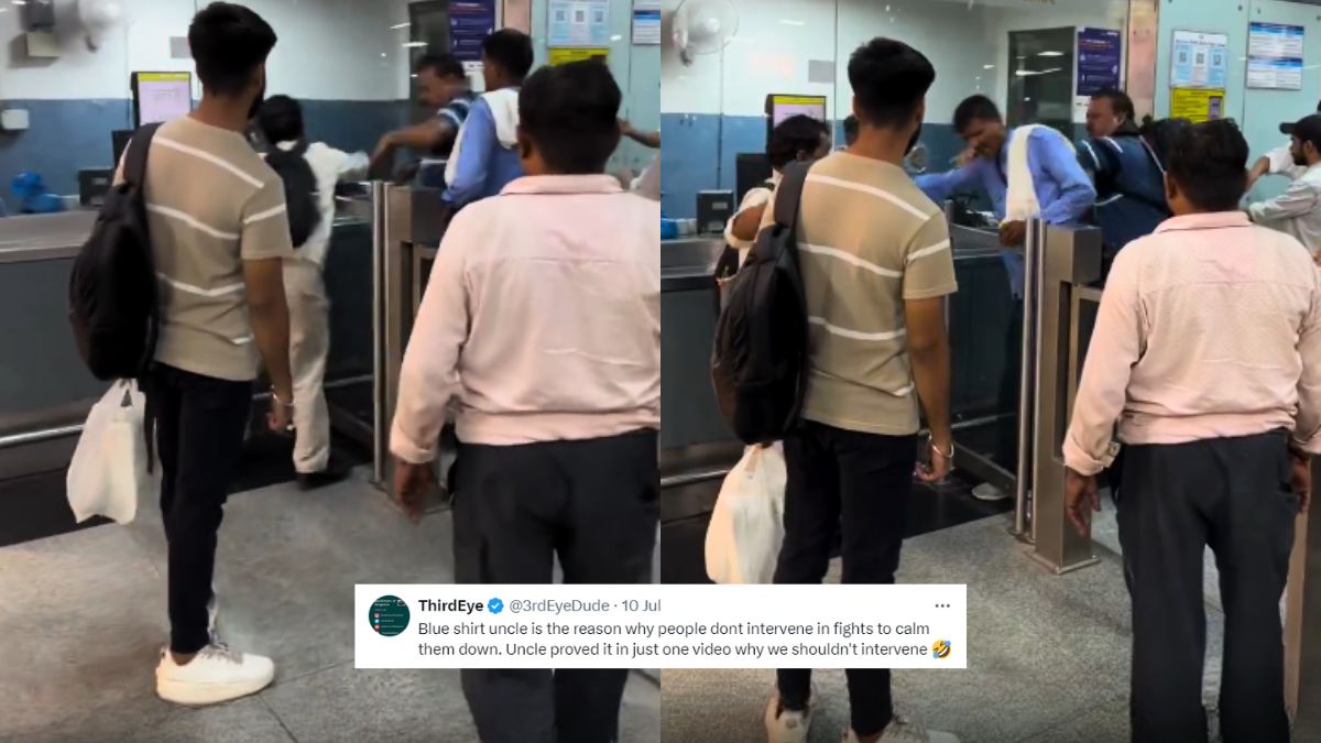 Man Gets Beaten Up When Trying To Stop A Fight; “Delhi Metro Never Disappoints!”, Netizens Say