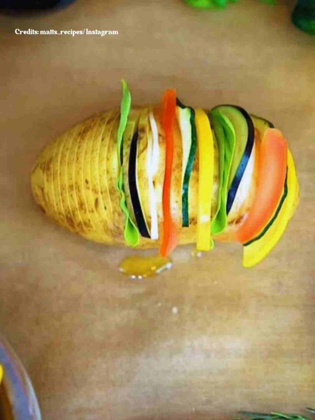 This Delicious Baked Potato Recipe Is Like A Mini Ratatouille; Recipe Inside