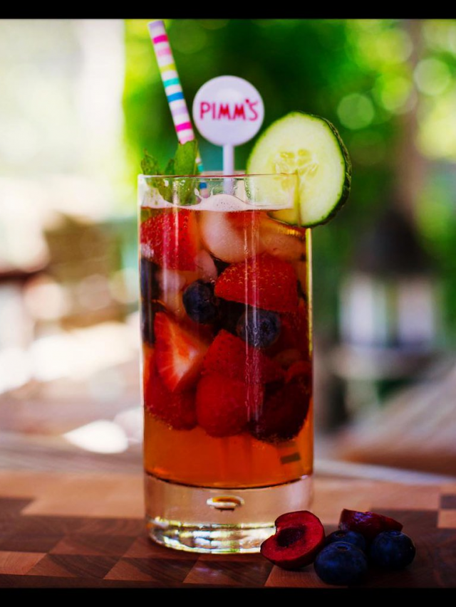 Make The Famous Wimbledon Cocktail, The Pimm’s Cup In 3 Easy Steps