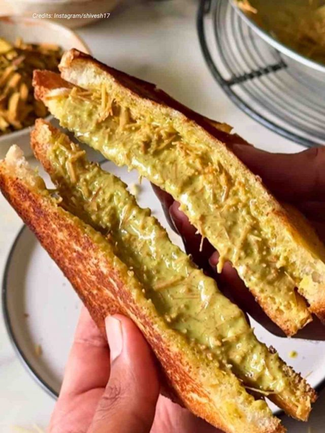 Move Over Pistachio Kunafa Chocolate Bar & Try This Delicious Sandwich Recipe With This Filling!