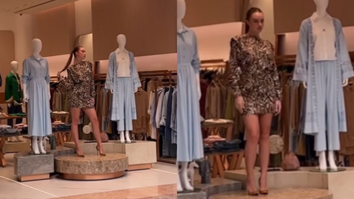 Trending Video Of A ‘Live Mannequin’ At A Store In Dubai Festival City Mall Divides Netizens!