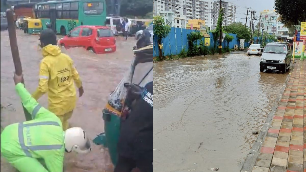 “How To Co-Operate? Bring Swimsuits?” Citizens Left Frustrated After Heavy Rains Cause Waterlogging In Bengaluru City