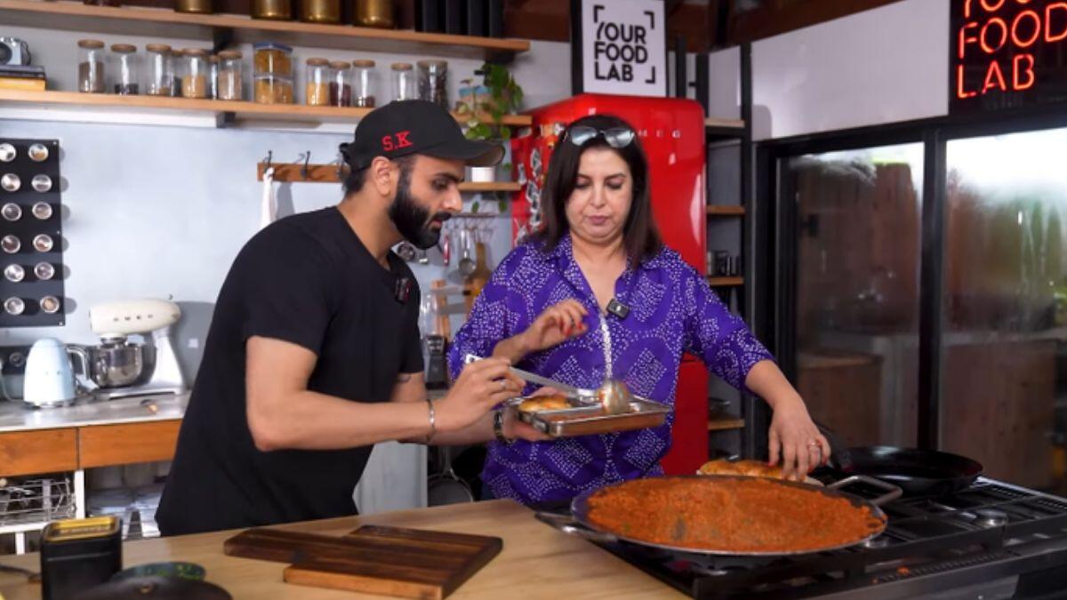 Chef Sanjyot Keer Teaches His Viral Pav Bhaji Recipe To Farah Khan; Adds 2 Secret Ingredients For Finesse