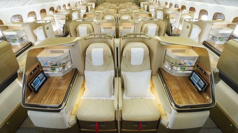 Emirates 777 Business Class