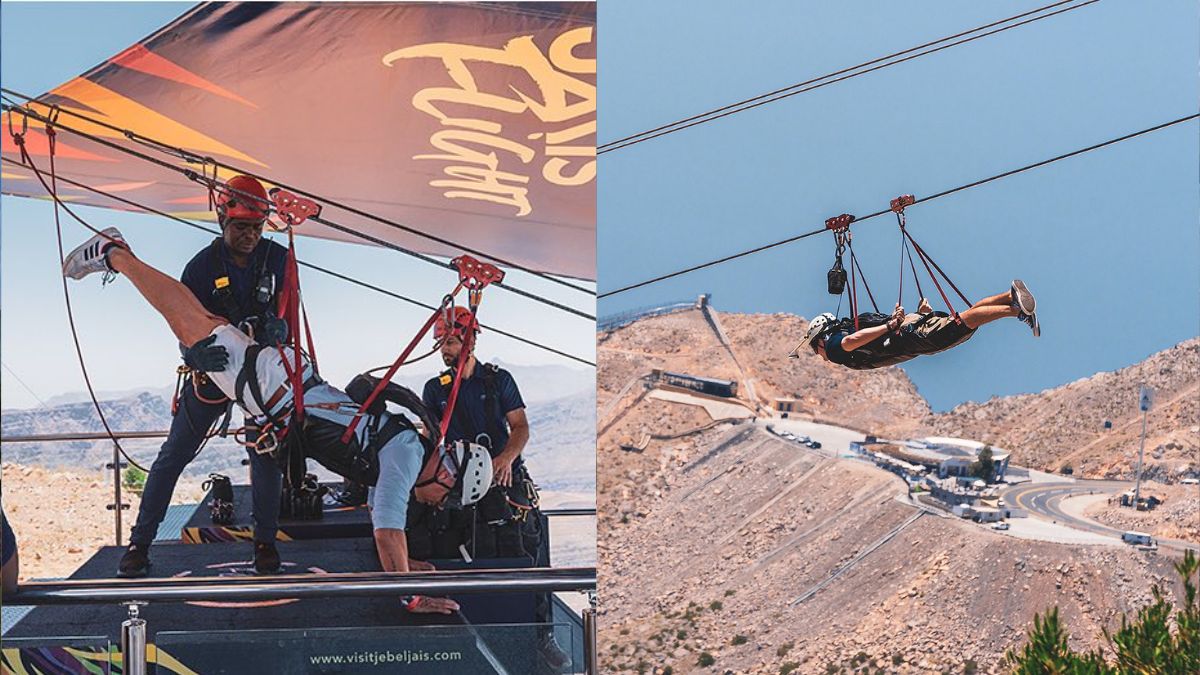 Jais Flight In Ras Al Khaimah Now Certified As The Longest Zipline In The World By The Guinness World Records