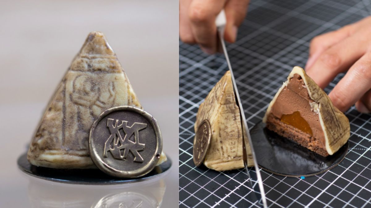 ARTE Café Unveils History-Inspired Dessert, ‘Pyramidion’ At Louvre Abu Dhabi’s Edible Art Extravaganza