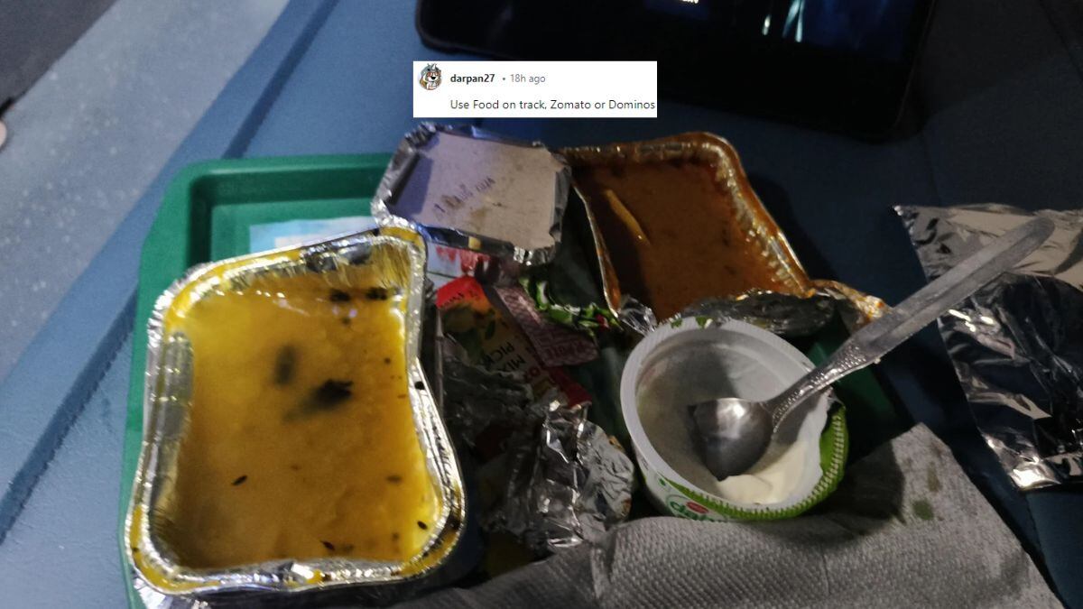 Redditor Complains About Indian Railways’ Low-Quality Food Served On Trains; Netizens Suggest Places To Order From