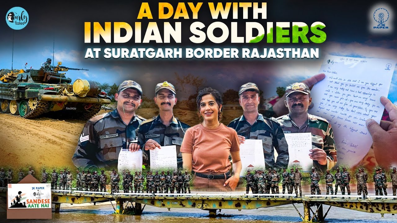 Kamiya Takes Hand-Written Letters For Soldiers At Suratgarh Border | Sandese Aate Hai E1