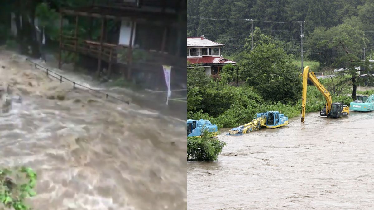 Severe Tropical Storm Maria Hits Japan & Causes Record Rainfall; Disrupts Flights & Bullet Train Services