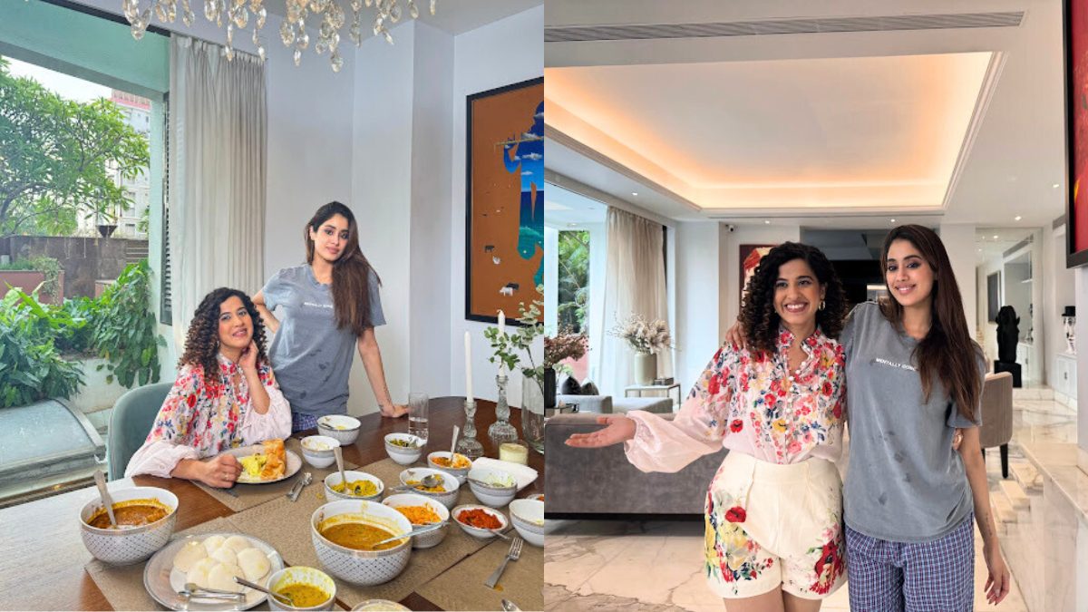 Meals At Janhvi Kapoor’s Home Are A Mix Of North India & South India