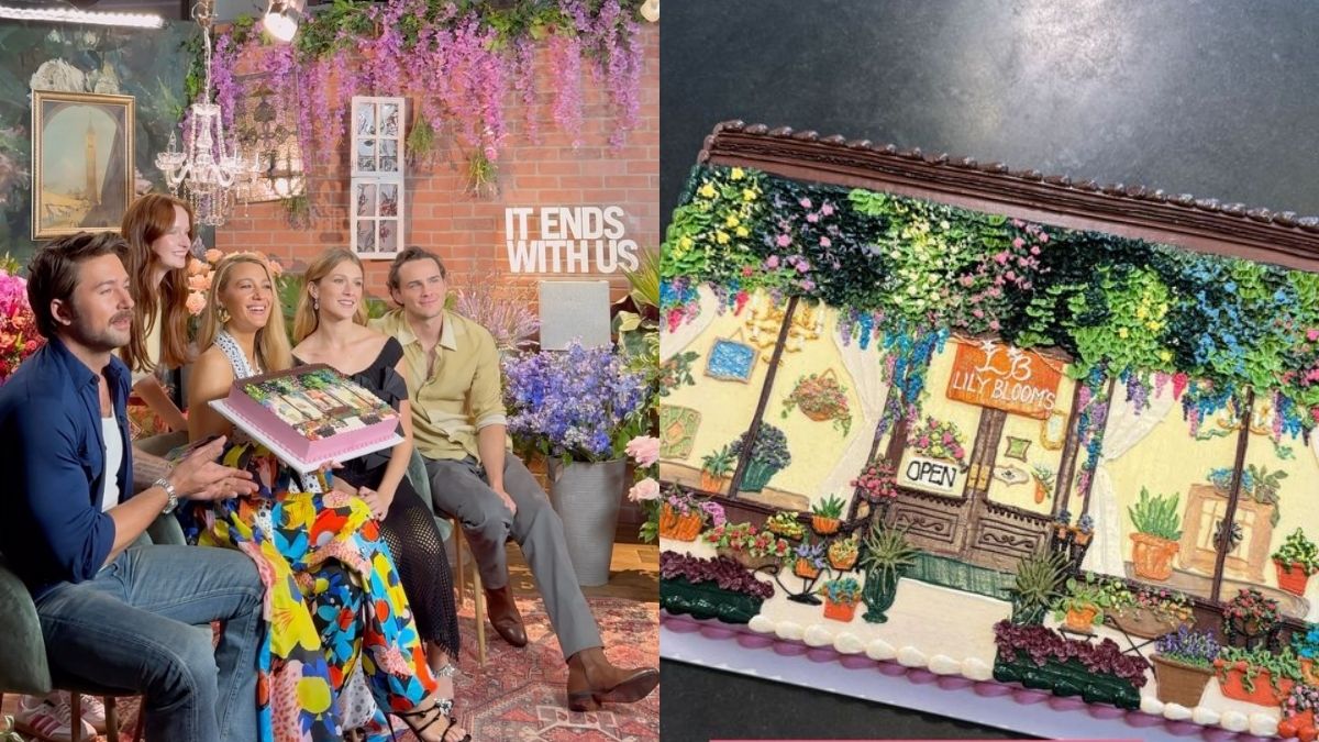 Meet The Baker Who Made This Stunning Floral Cake For The Cast Of ‘It Ends With Us.’