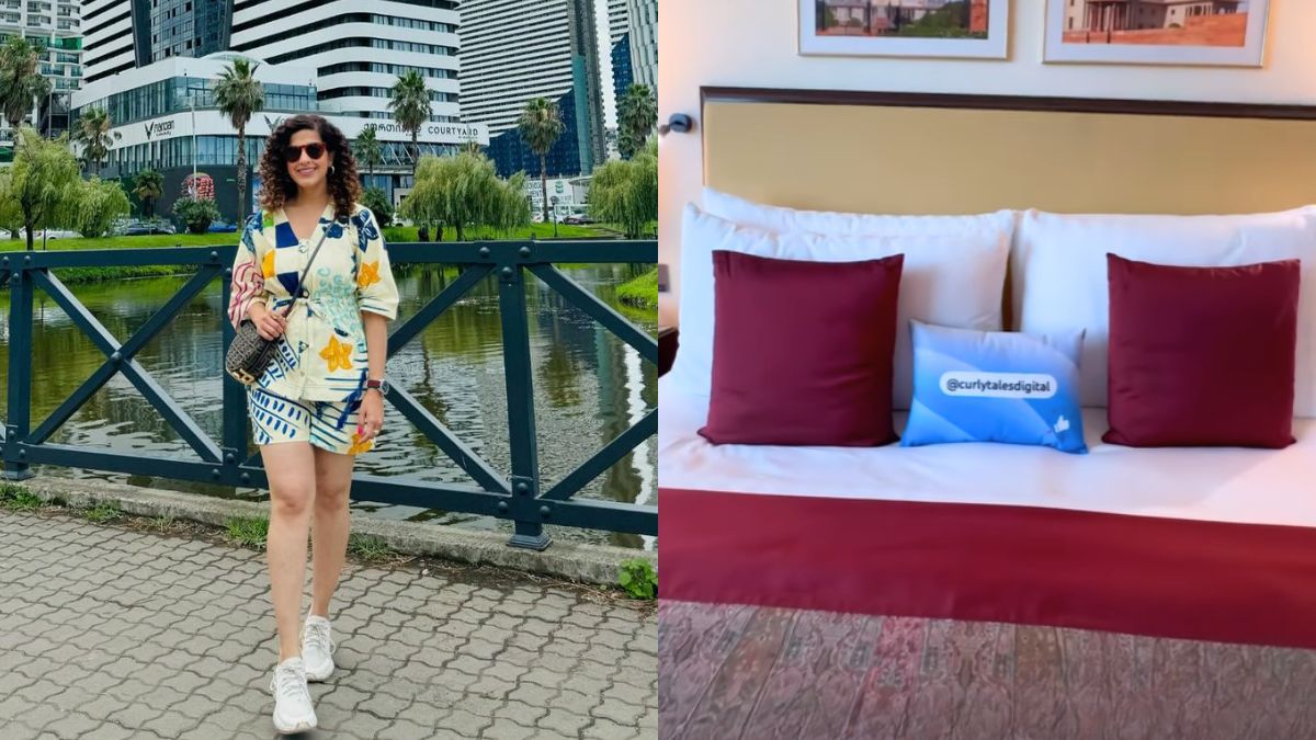 From Personalised Cushions To Photo Frames, Kamiya Jani Gives A Room Tour At The Oberoi During The First-Ever YouTube Creator Summit In Delhi