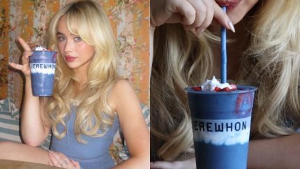 エンジェルハート　リナーシェドリンク Priced At $23, Sabrina Carpenter Collabs With Erewhon For Smoothie