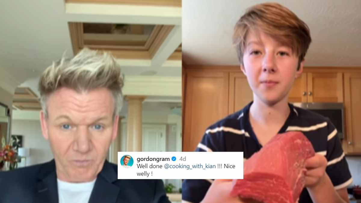 “Those Knife Skills Are Great,” Gordon Ramsay Praises Young Cook Kian Hatt