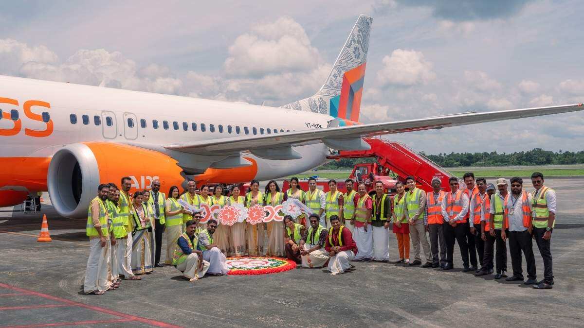 Air India Express Introduces Kasavu Design-Inspired Boeing 737-8 Aircraft In Kochi; Flight Departs To Bengaluru