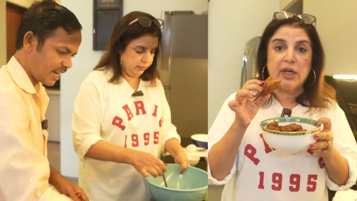 Farah Khan & Her Cook Dilip Prepare Classic Fried Chicken & Mashed Potatoes; Recipes Inside