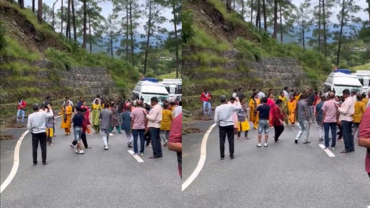 Watch Video: Stranded In Uttarakhand Landslide, Gujaratis Turn Traffic Jam Into A Garba Dance Session