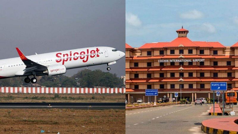 Kochi Dubai SpiceJet Flight