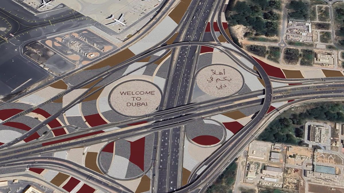 You Can Now Spot A “Welcome To Dubai” Sign From Your Window Seat When Landing At The DXB Airport!