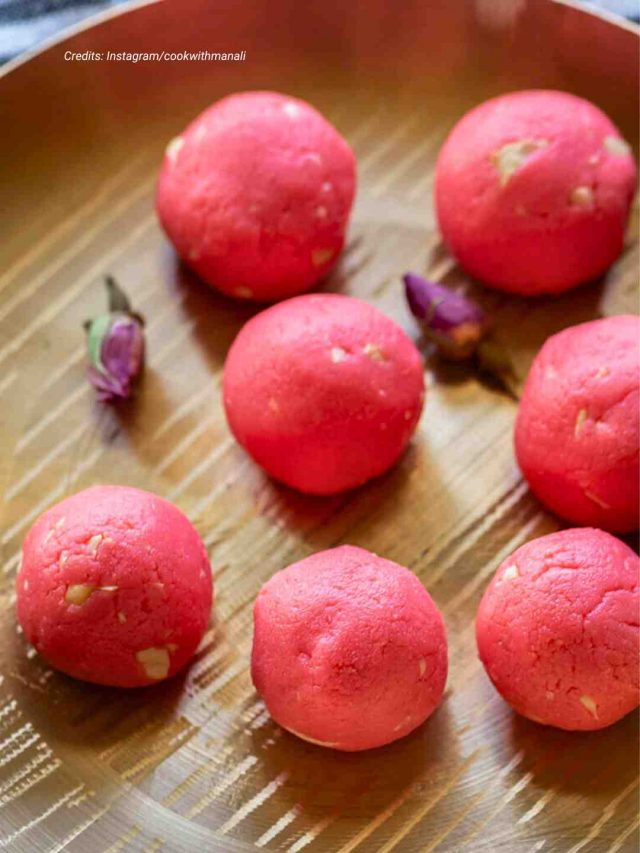 Day 2: Make Easy & Delicious Rose Malai Ladoo As Prasad For Ganpati