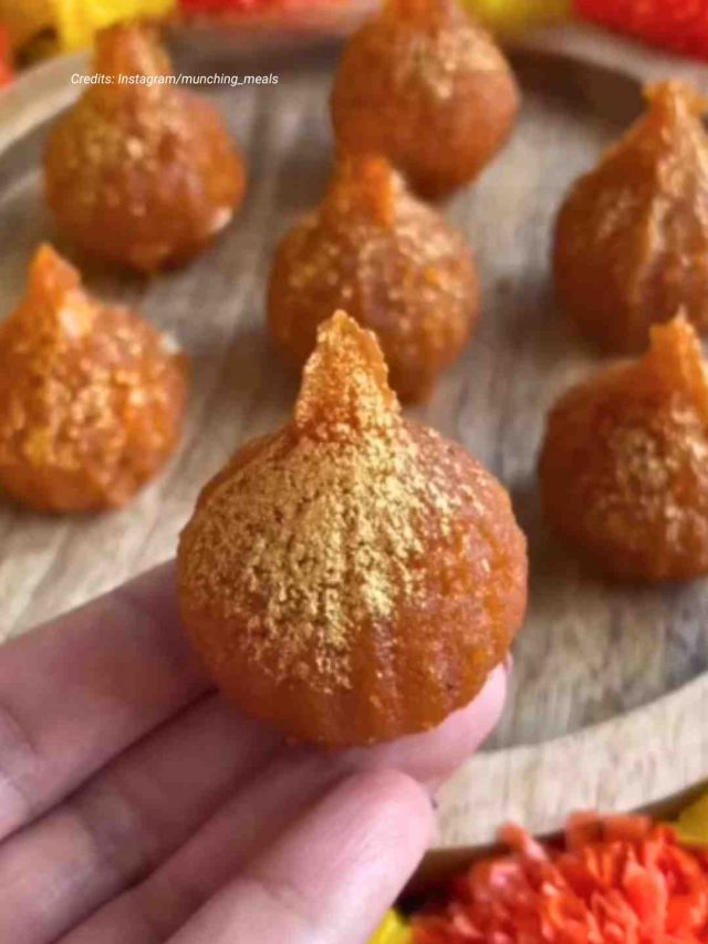 Day 3: Make Bappa’s Favourite Ladoo & Modak Together With This Motichoor Modak Recipe