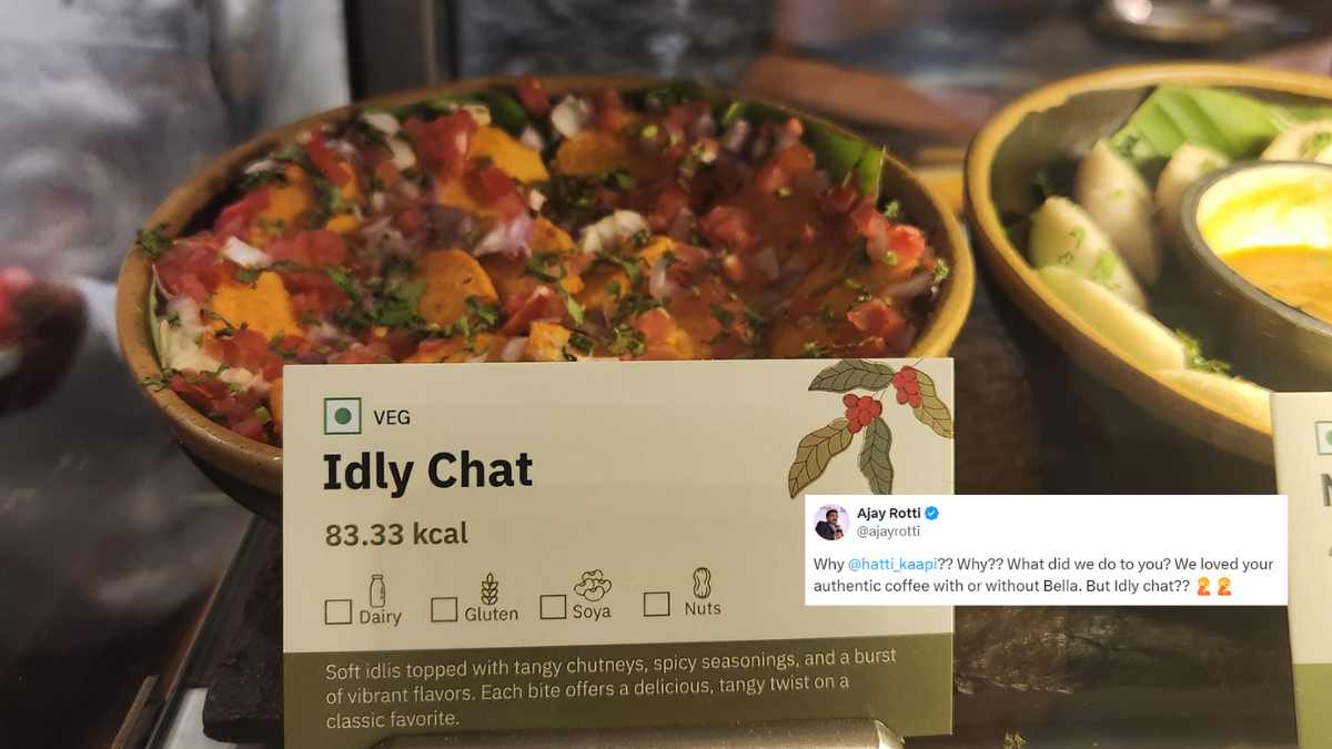 Man Slams Hatti Kaapi In Bengaluru For Serving Idly Chaat; Netizens Call It “Recycled Delicacy”