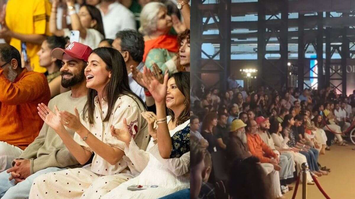 Fans Spot Virat Kohli And Anushka Sharma Attending Krishna Das Kirtan In Mumbai