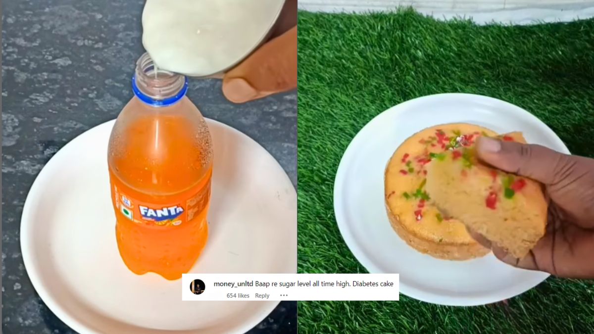 Woman Makes Cake With Curd & Fanta Mixture; Netizens Call It “Poison In The Making!”