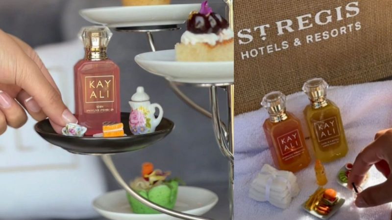 Each bite in this unique afternoon tea mirrors a specific note from KAYALI’s beloved perfumes