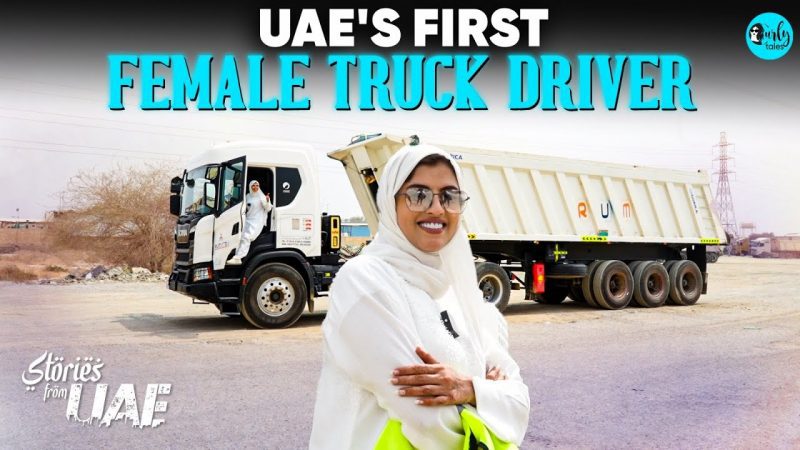 UAE Female Truck Driver