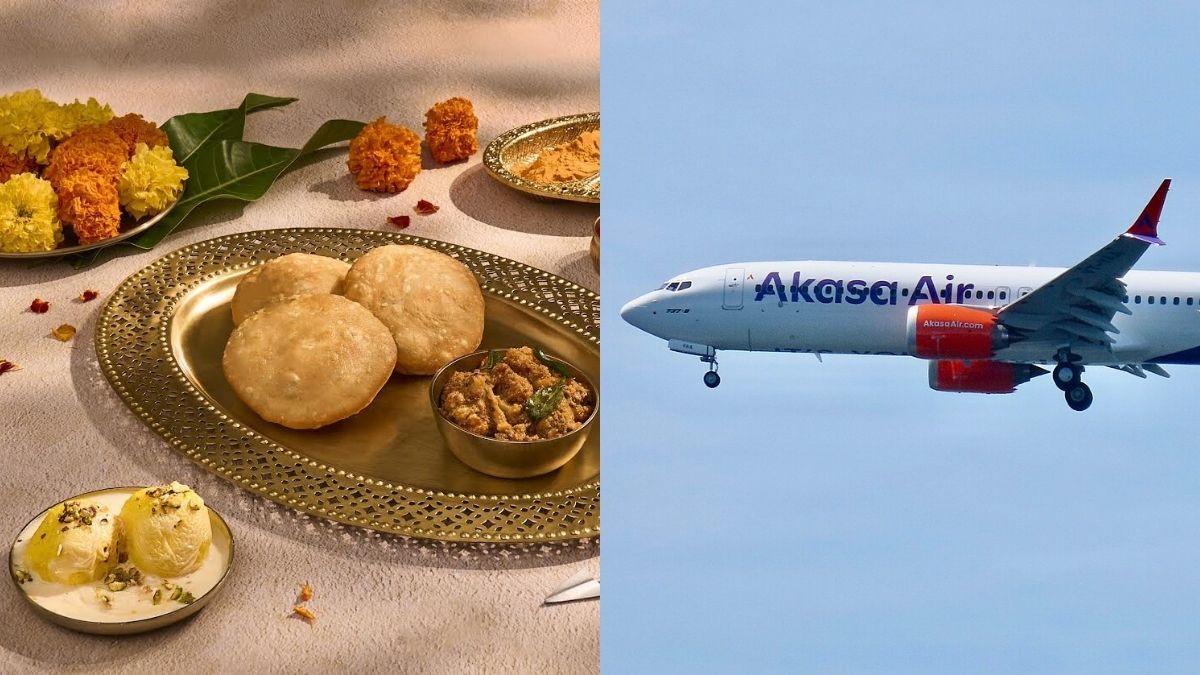 Akasa Air Launches 3rd Edition Of Dussehra Special In-Flight Meals; To Serve Kaju Fulkopi, Baked Rasgulla And More!