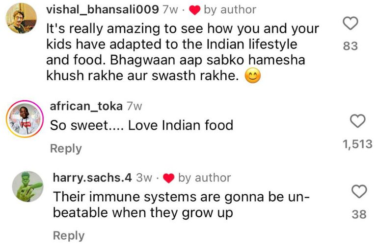 US Woman Daughters Favourite Indian Dishes