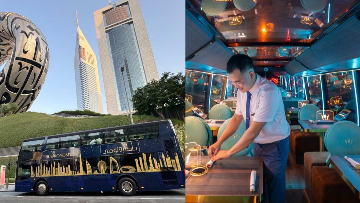 Dubai’s First Panoramic Rooftop Fine Dining Bus Rolls In With A Luxe ‘Dine On Wheels’ Experience!