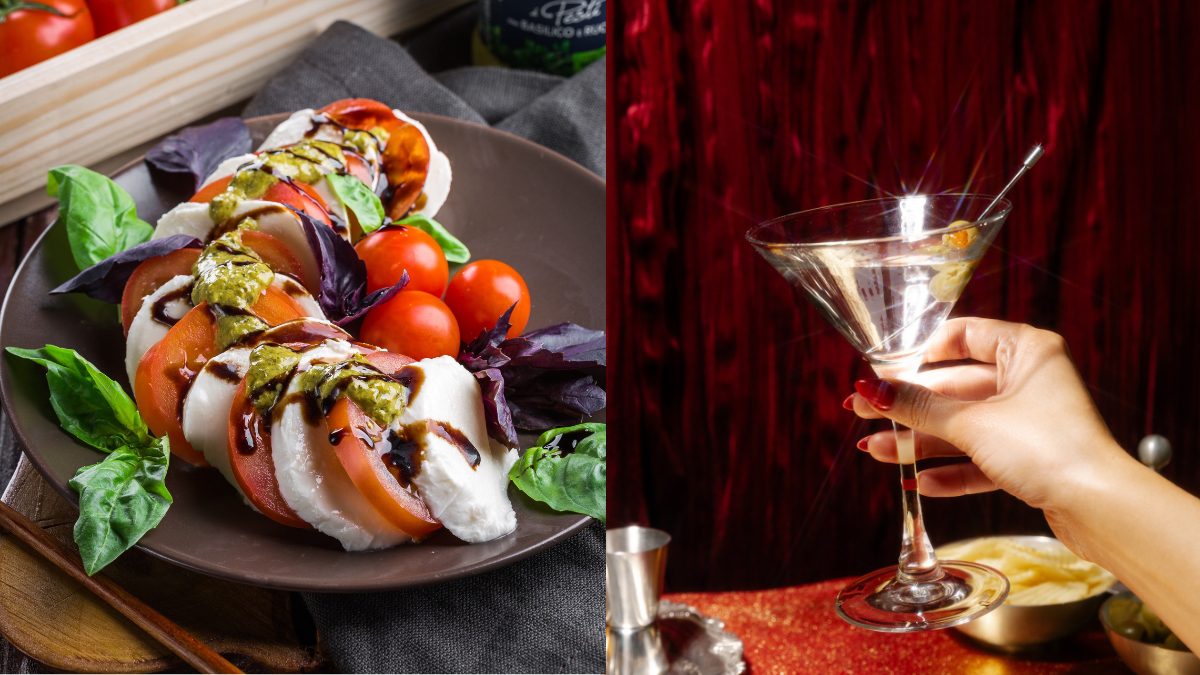 Why Just Eat A Caprese Salad When You Can Drink It In A Martini Glass? Game-Changing Caprese Martini Cocktail Recipe Inside!